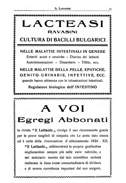 Il lattante periodico mensile di fisiopatologia, igiene e difesa sociale del bambino nel primo biennio di vita