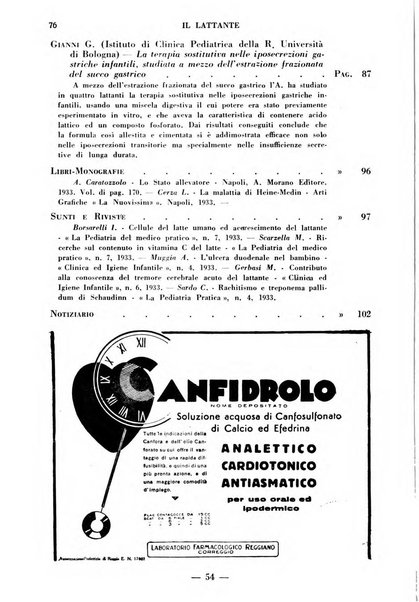 Il lattante periodico mensile di fisiopatologia, igiene e difesa sociale del bambino nel primo biennio di vita