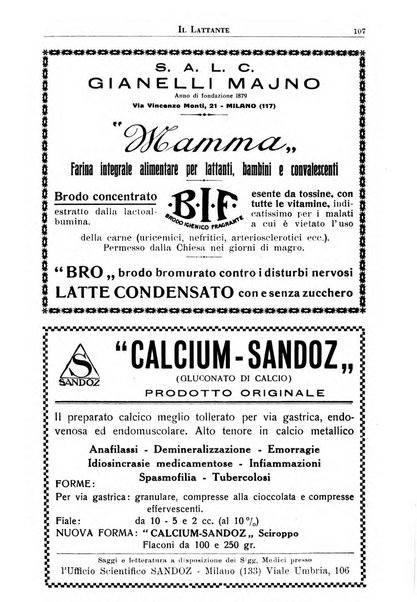 Il lattante periodico mensile di fisiopatologia, igiene e difesa sociale del bambino nel primo biennio di vita