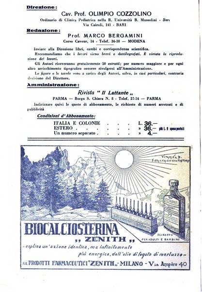 Il lattante periodico mensile di fisiopatologia, igiene e difesa sociale del bambino nel primo biennio di vita