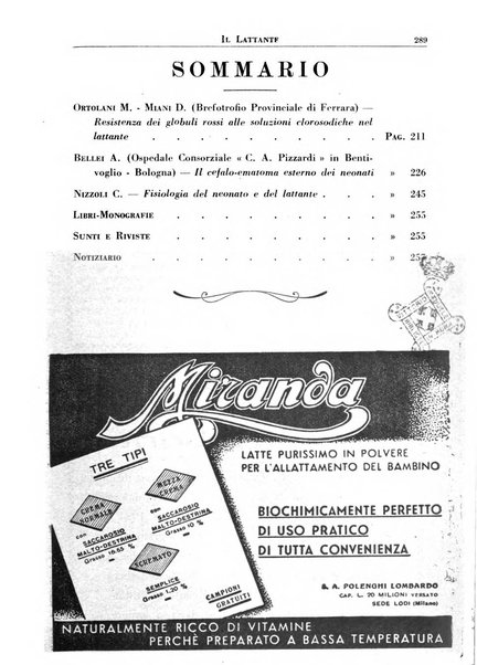 Il lattante periodico mensile di fisiopatologia, igiene e difesa sociale del bambino nel primo biennio di vita