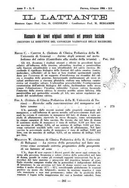 Il lattante periodico mensile di fisiopatologia, igiene e difesa sociale del bambino nel primo biennio di vita