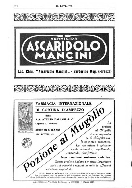 Il lattante periodico mensile di fisiopatologia, igiene e difesa sociale del bambino nel primo biennio di vita