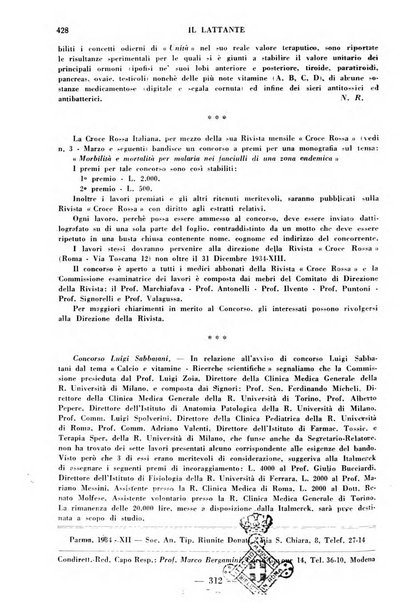 Il lattante periodico mensile di fisiopatologia, igiene e difesa sociale del bambino nel primo biennio di vita