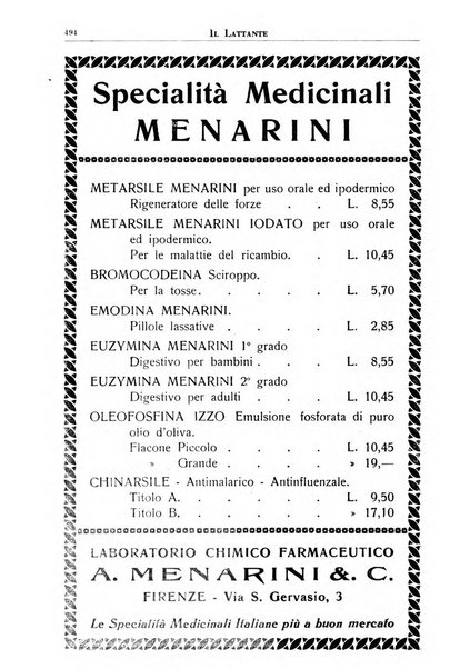 Il lattante periodico mensile di fisiopatologia, igiene e difesa sociale del bambino nel primo biennio di vita