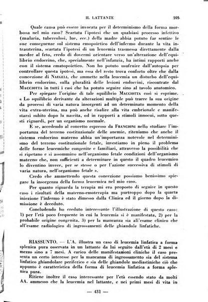 Il lattante periodico mensile di fisiopatologia, igiene e difesa sociale del bambino nel primo biennio di vita