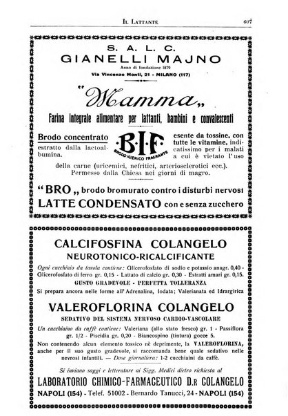 Il lattante periodico mensile di fisiopatologia, igiene e difesa sociale del bambino nel primo biennio di vita