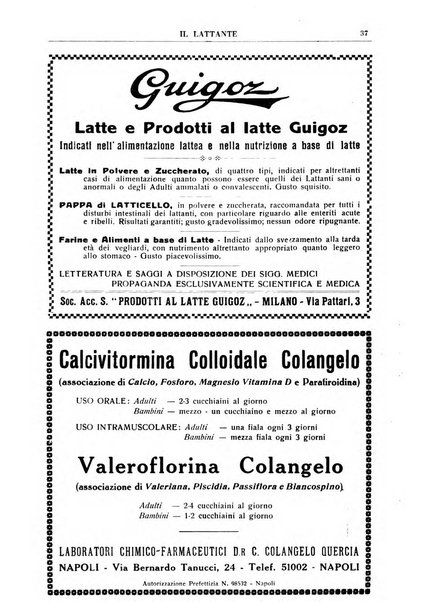 Il lattante periodico mensile di fisiopatologia, igiene e difesa sociale del bambino nel primo biennio di vita