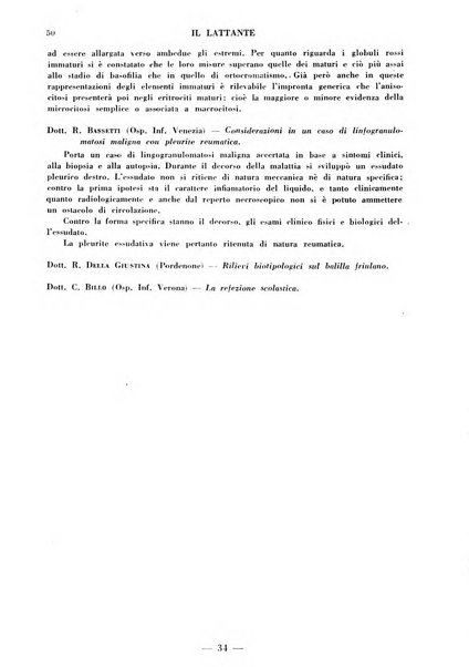 Il lattante periodico mensile di fisiopatologia, igiene e difesa sociale del bambino nel primo biennio di vita