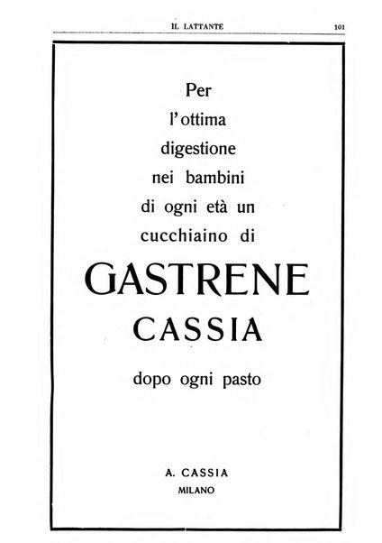 Il lattante periodico mensile di fisiopatologia, igiene e difesa sociale del bambino nel primo biennio di vita