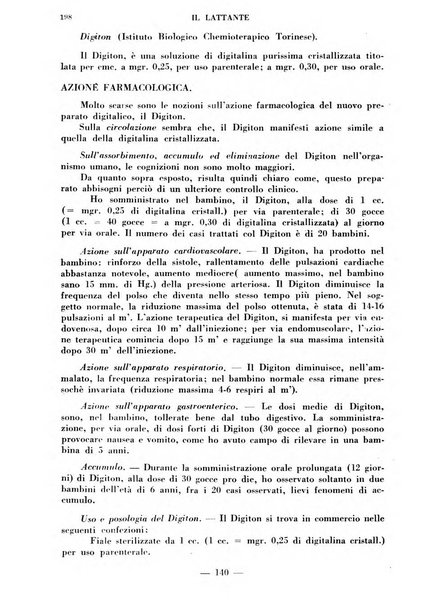 Il lattante periodico mensile di fisiopatologia, igiene e difesa sociale del bambino nel primo biennio di vita