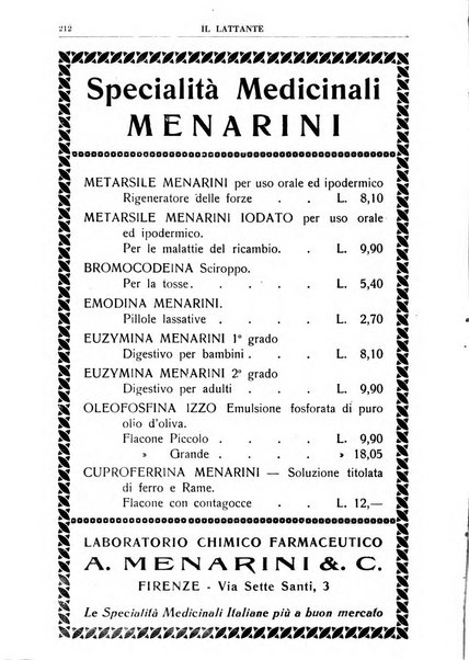 Il lattante periodico mensile di fisiopatologia, igiene e difesa sociale del bambino nel primo biennio di vita