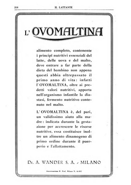 Il lattante periodico mensile di fisiopatologia, igiene e difesa sociale del bambino nel primo biennio di vita