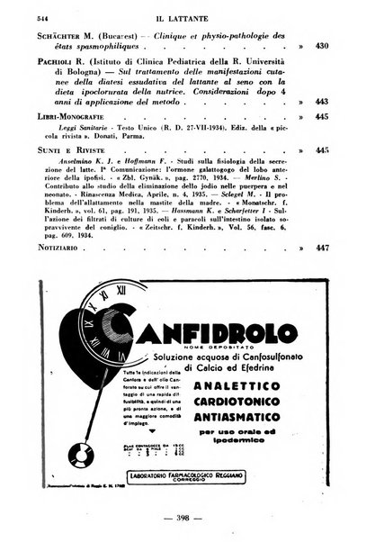 Il lattante periodico mensile di fisiopatologia, igiene e difesa sociale del bambino nel primo biennio di vita