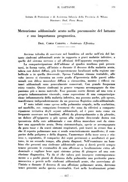 Il lattante periodico mensile di fisiopatologia, igiene e difesa sociale del bambino nel primo biennio di vita