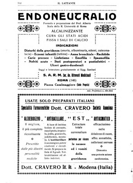 Il lattante periodico mensile di fisiopatologia, igiene e difesa sociale del bambino nel primo biennio di vita