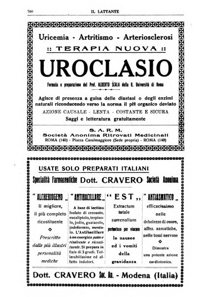 Il lattante periodico mensile di fisiopatologia, igiene e difesa sociale del bambino nel primo biennio di vita