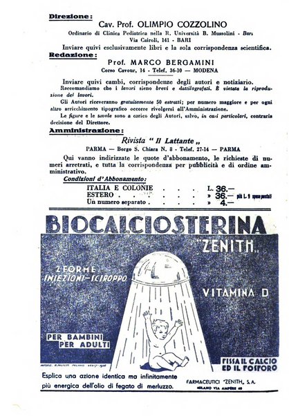 Il lattante periodico mensile di fisiopatologia, igiene e difesa sociale del bambino nel primo biennio di vita