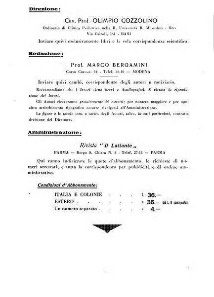 Il lattante periodico mensile di fisiopatologia, igiene e difesa sociale del bambino nel primo biennio di vita