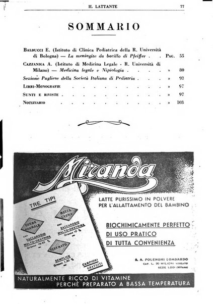 Il lattante periodico mensile di fisiopatologia, igiene e difesa sociale del bambino nel primo biennio di vita