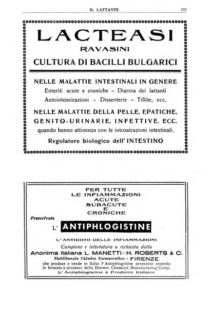 Il lattante periodico mensile di fisiopatologia, igiene e difesa sociale del bambino nel primo biennio di vita