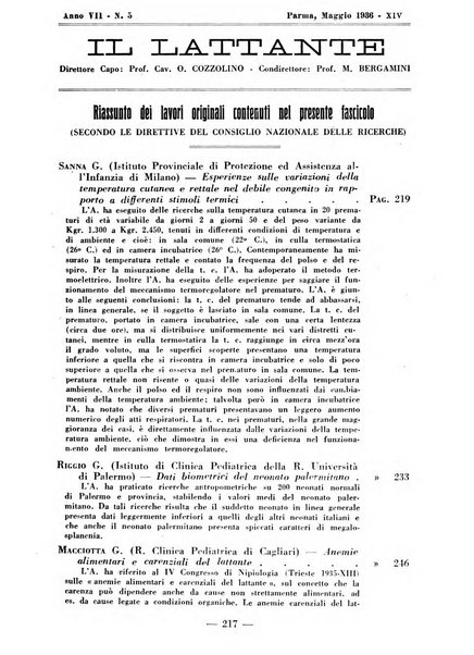 Il lattante periodico mensile di fisiopatologia, igiene e difesa sociale del bambino nel primo biennio di vita