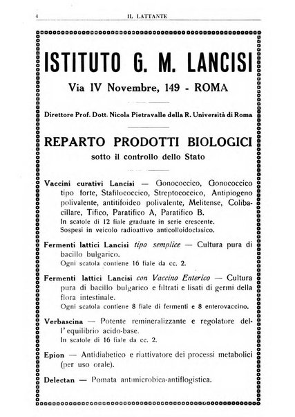 Il lattante periodico mensile di fisiopatologia, igiene e difesa sociale del bambino nel primo biennio di vita