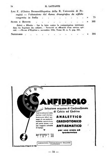 Il lattante periodico mensile di fisiopatologia, igiene e difesa sociale del bambino nel primo biennio di vita