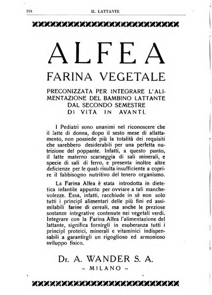 Il lattante periodico mensile di fisiopatologia, igiene e difesa sociale del bambino nel primo biennio di vita