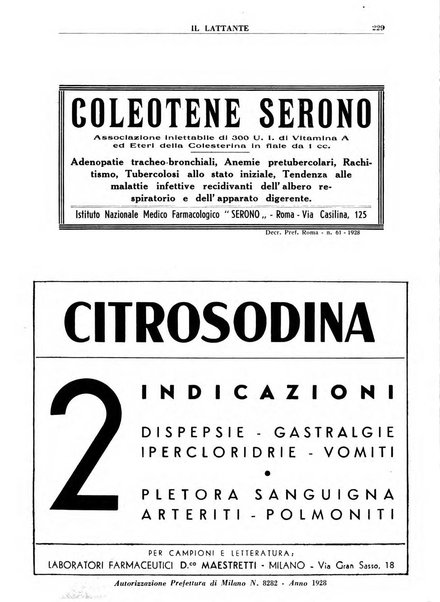 Il lattante periodico mensile di fisiopatologia, igiene e difesa sociale del bambino nel primo biennio di vita