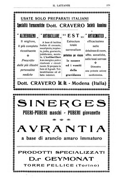 Il lattante periodico mensile di fisiopatologia, igiene e difesa sociale del bambino nel primo biennio di vita