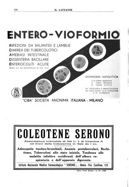 Il lattante periodico mensile di fisiopatologia, igiene e difesa sociale del bambino nel primo biennio di vita