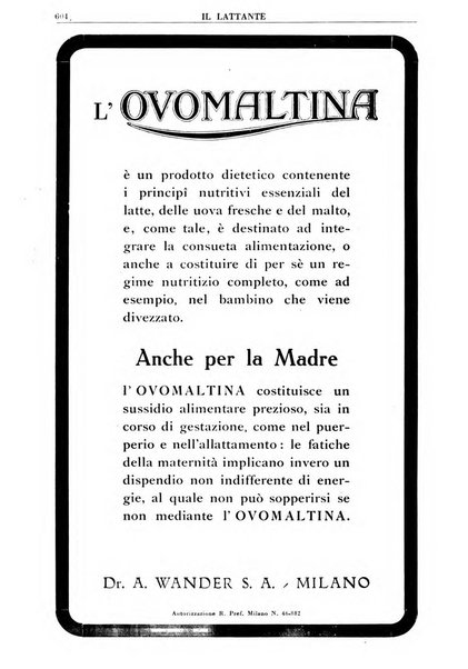 Il lattante periodico mensile di fisiopatologia, igiene e difesa sociale del bambino nel primo biennio di vita