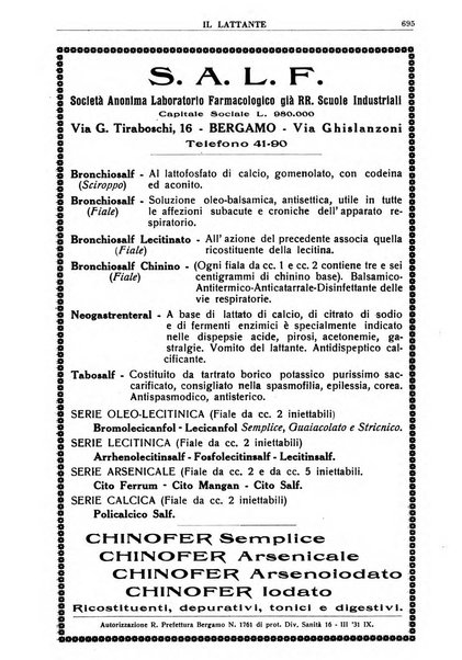 Il lattante periodico mensile di fisiopatologia, igiene e difesa sociale del bambino nel primo biennio di vita