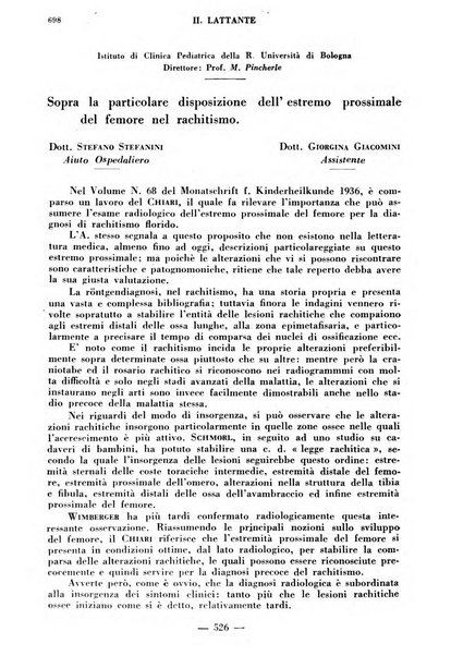 Il lattante periodico mensile di fisiopatologia, igiene e difesa sociale del bambino nel primo biennio di vita