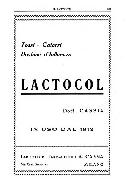 Il lattante periodico mensile di fisiopatologia, igiene e difesa sociale del bambino nel primo biennio di vita