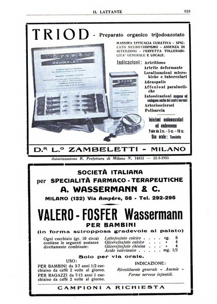 Il lattante periodico mensile di fisiopatologia, igiene e difesa sociale del bambino nel primo biennio di vita