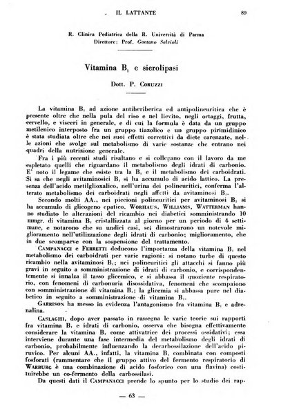 Il lattante periodico mensile di fisiopatologia, igiene e difesa sociale del bambino nel primo biennio di vita