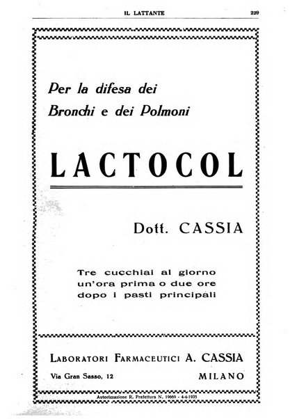 Il lattante periodico mensile di fisiopatologia, igiene e difesa sociale del bambino nel primo biennio di vita