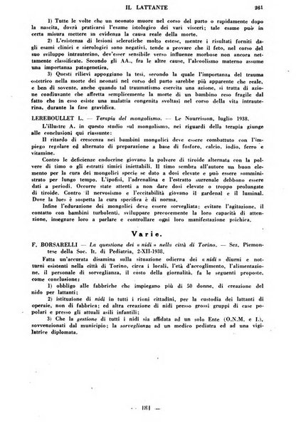 Il lattante periodico mensile di fisiopatologia, igiene e difesa sociale del bambino nel primo biennio di vita