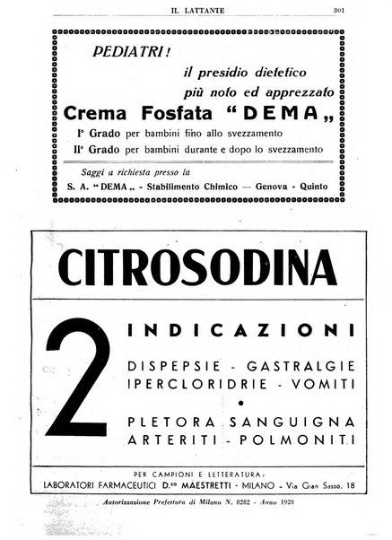 Il lattante periodico mensile di fisiopatologia, igiene e difesa sociale del bambino nel primo biennio di vita