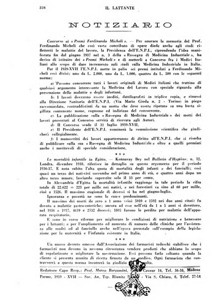 Il lattante periodico mensile di fisiopatologia, igiene e difesa sociale del bambino nel primo biennio di vita