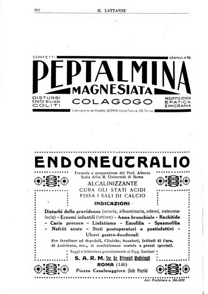 Il lattante periodico mensile di fisiopatologia, igiene e difesa sociale del bambino nel primo biennio di vita