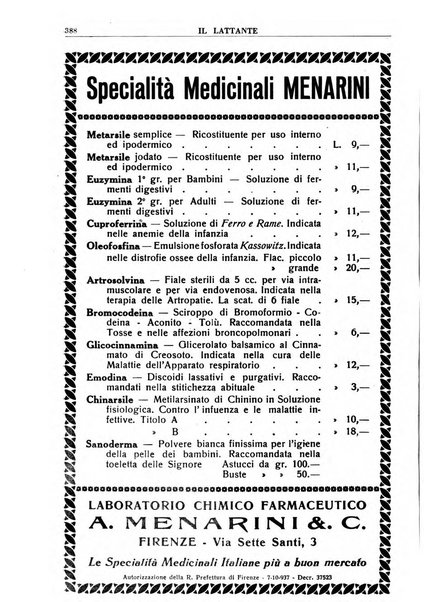 Il lattante periodico mensile di fisiopatologia, igiene e difesa sociale del bambino nel primo biennio di vita