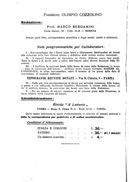 Il lattante periodico mensile di fisiopatologia, igiene e difesa sociale del bambino nel primo biennio di vita