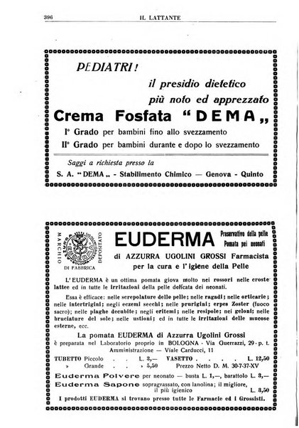 Il lattante periodico mensile di fisiopatologia, igiene e difesa sociale del bambino nel primo biennio di vita