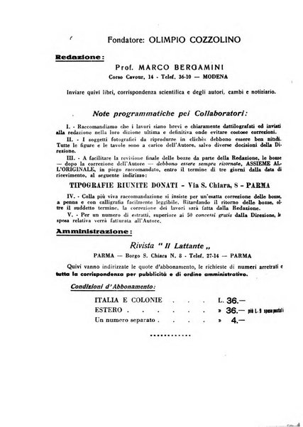 Il lattante periodico mensile di fisiopatologia, igiene e difesa sociale del bambino nel primo biennio di vita