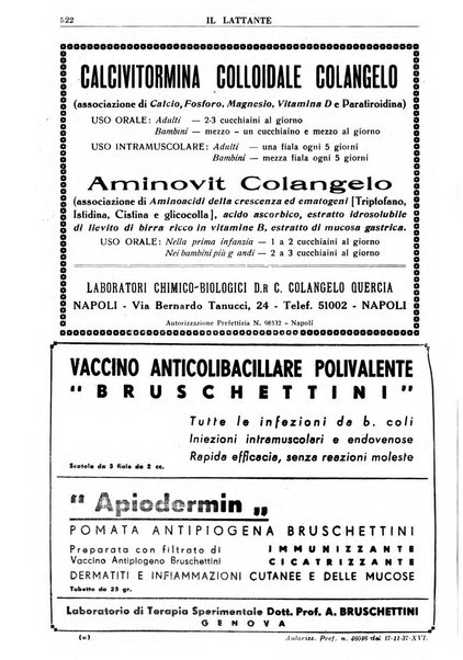 Il lattante periodico mensile di fisiopatologia, igiene e difesa sociale del bambino nel primo biennio di vita