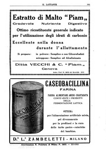 Il lattante periodico mensile di fisiopatologia, igiene e difesa sociale del bambino nel primo biennio di vita