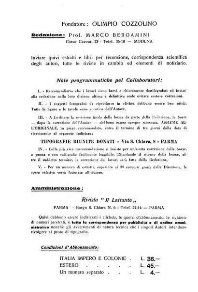 Il lattante periodico mensile di fisiopatologia, igiene e difesa sociale del bambino nel primo biennio di vita